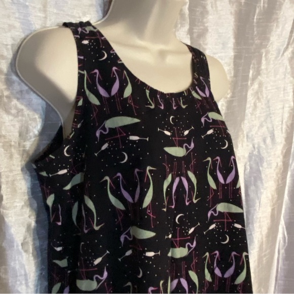 Uniqlo MoMA SPRZ NY collab, SZ S GUC swing top relaxed fit cranes w/champagne - Picture 2 of 6